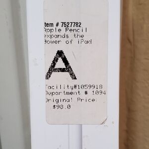 Official Apple Pencil 1st Gen Stylus A1603 (New/Open Box)